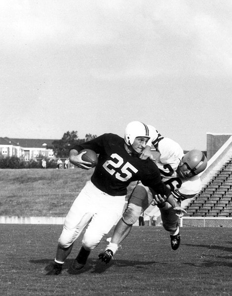 Vince Dooley as a player, #25